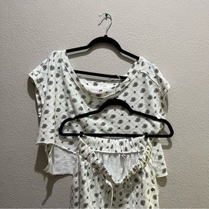 Free People Organic Cotton Lounge Set